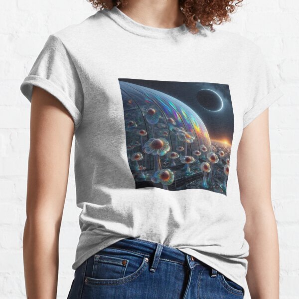 Item preview, Space Flowers Bloom Sci-Fi Fantasy Botanical Garden Art designed and sold by DreamSculptress.
