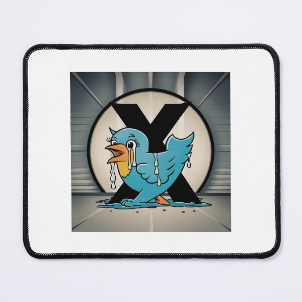 Item preview, Melting Twitter - The Fall of X Parody Elon Musk tesla pumber designed and sold by SanadDiab.