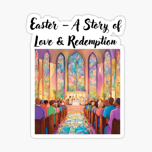 Faith, Hope, & Easter Blessings Sticker