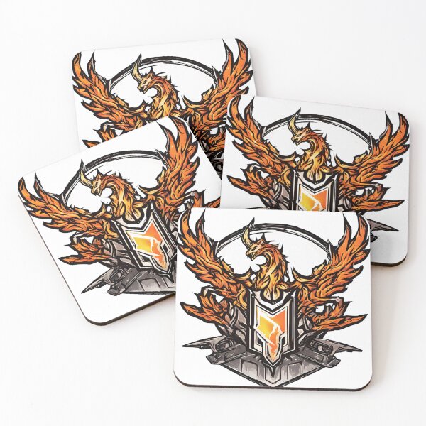 Item preview, Fiery Phoenix Emblem designed and sold by SuperNerdStore.