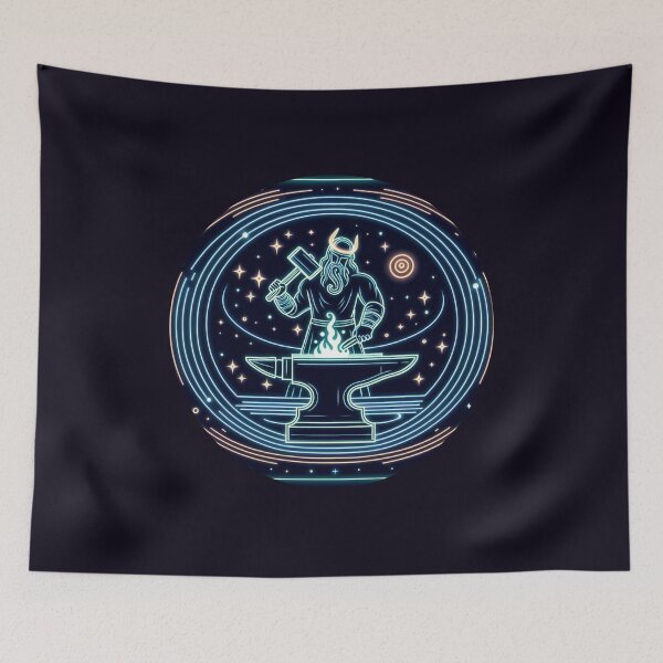 Item preview, Cosmic Swarog (Blacksmith of the Gods) designed and sold by  ViralVisionsCreating .