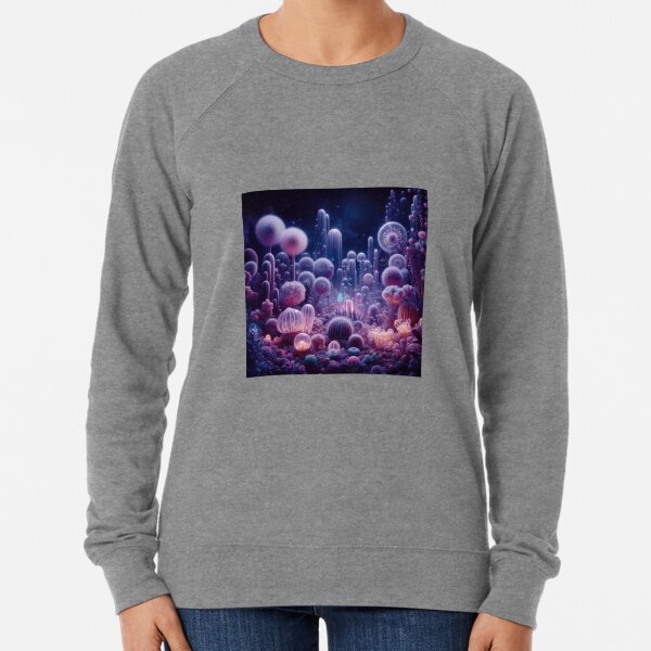 Item preview, Midnight Space Flower Bloom Sci-Fi Fantasy Botanical Garden Art designed and sold by DreamSculptress.