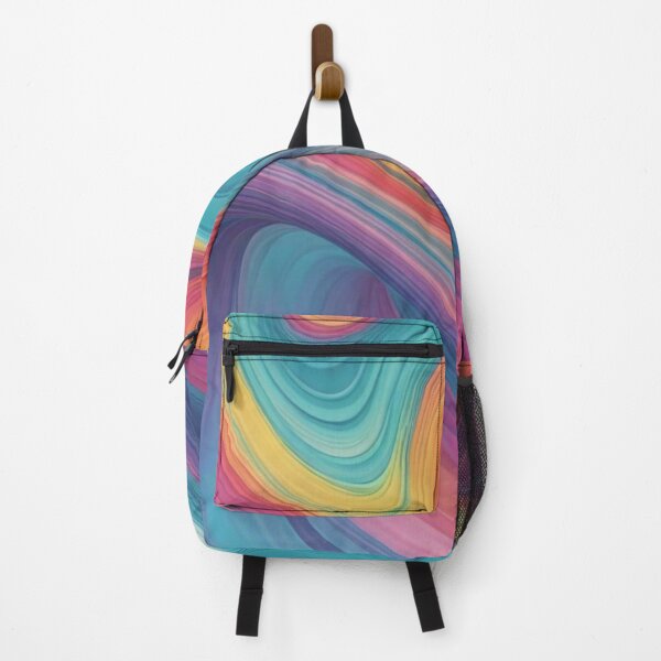 Item preview, Dreamy Swirling Abstract in Teal and Coral designed and sold by Harmonic_Layers.