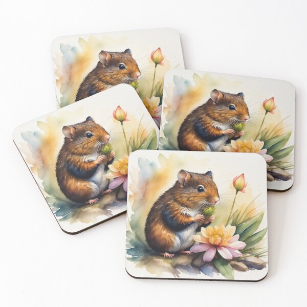 Item preview, Garden Feast: A Mouse's Delicate Dining designed and sold by CrushyAIDesigns.