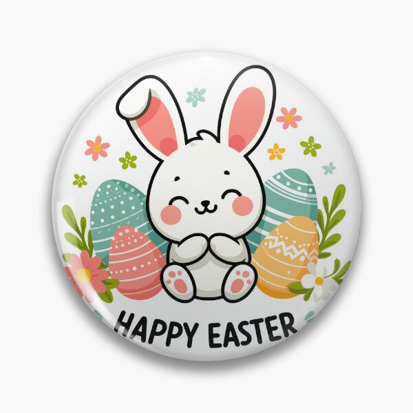 Item preview, Happy Easter Bunny designed and sold by ArtEmotionsImages.
