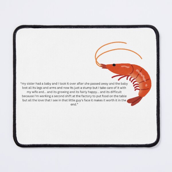 Item preview, "My sister had a baby..." Funny movie quote shrimp designed and sold by MidnightInk Designs.