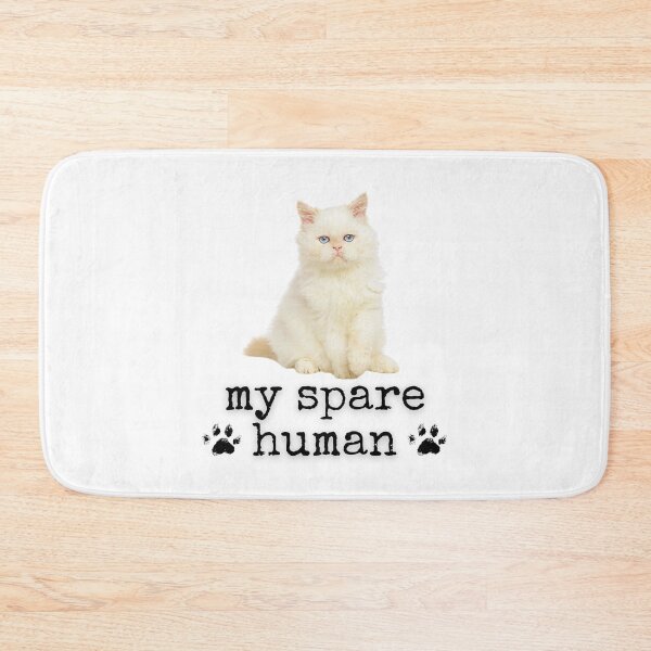 Item preview, Funny Persian Cat – "My Spare Human" Design for Cat Lovers designed and sold by Fredster1966.