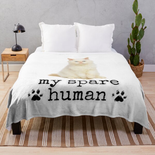 Item preview, Funny Persian Cat – "My Spare Human" Design for Cat Lovers designed and sold by Fredster1966.