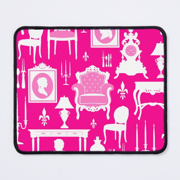 Item preview, haunted victorian mansion pink vintage designed and sold by Gossip Rag.