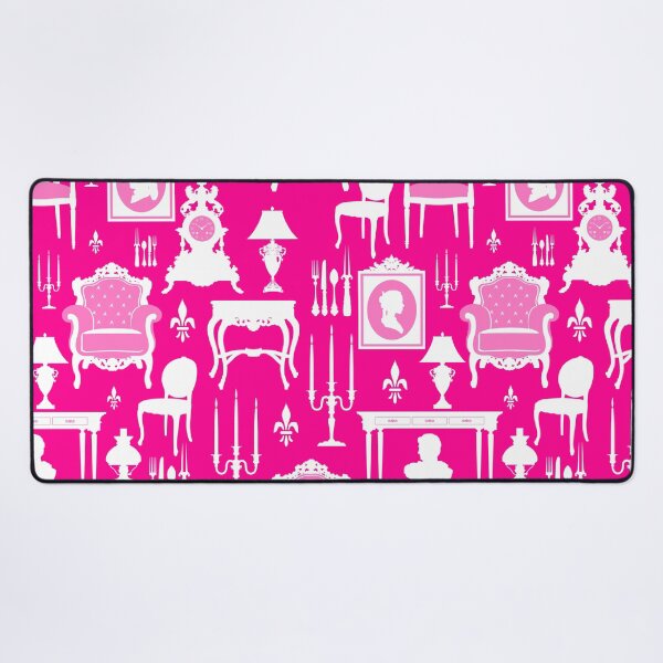 Item preview, haunted victorian mansion pink vintage designed and sold by Gossip Rag.