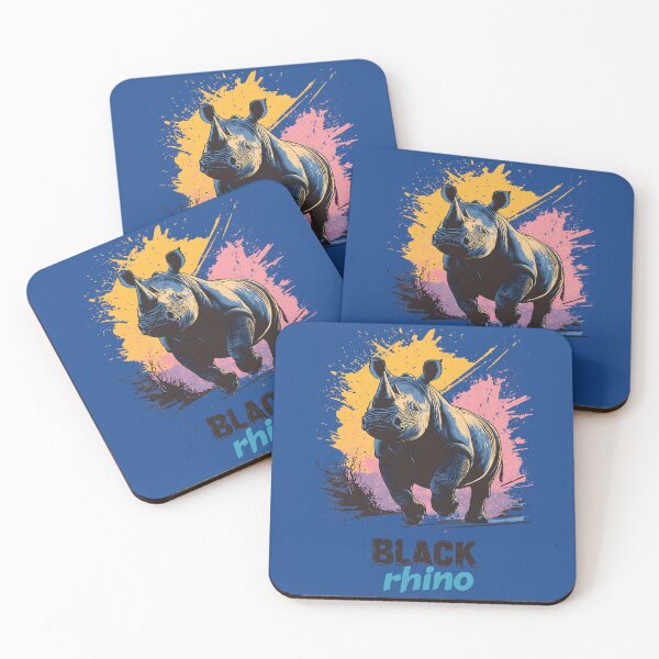 Item preview, Black Rhino Running designed and sold by AlchemyColor.