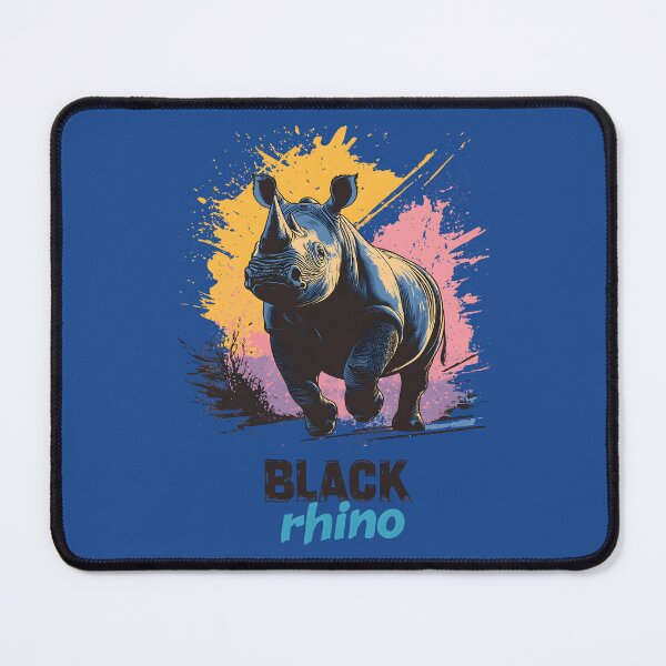 Item preview, Black Rhino Running designed and sold by AlchemyColor.