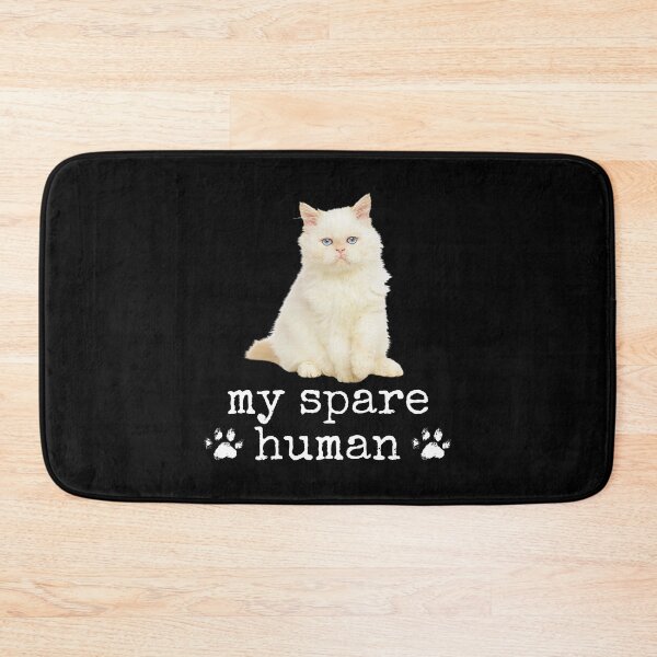 Item preview, Funny Persian Cat – "My Spare Human" Design for Cat Lovers designed and sold by Fredster1966.