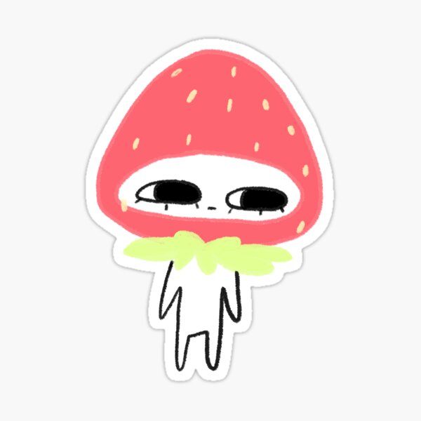 Item preview, Strawberry munchkin (borderless) designed and sold by RabbitDroppings.