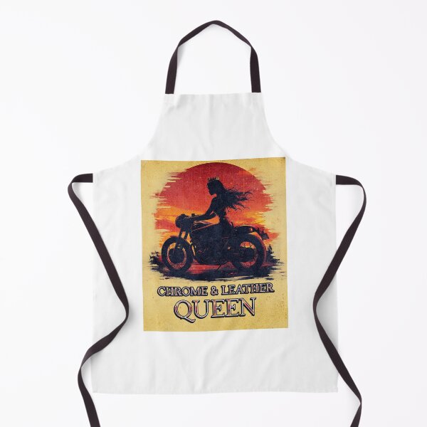 Item preview, Bikergirl: chrome & leather queen designed and sold by HannaArtHeart.