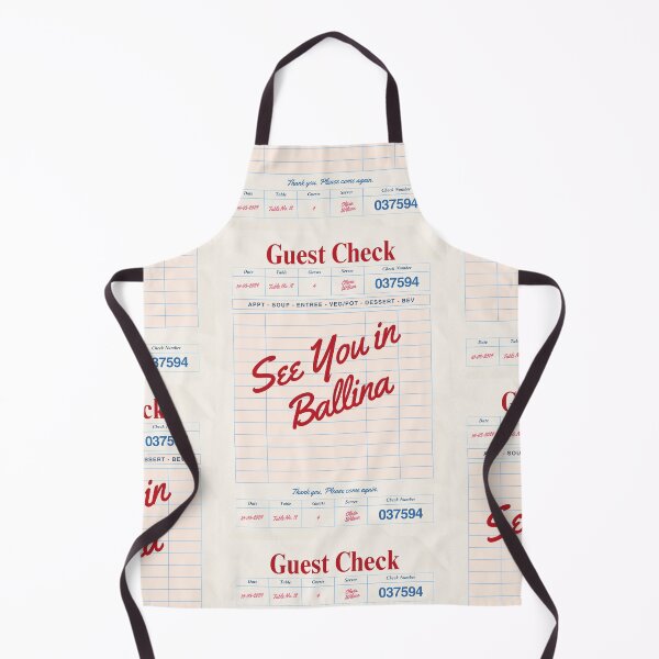 Item preview, See You in Ballina - Vintage Diner Guest Check Travel Print designed and sold by RM-Journey.