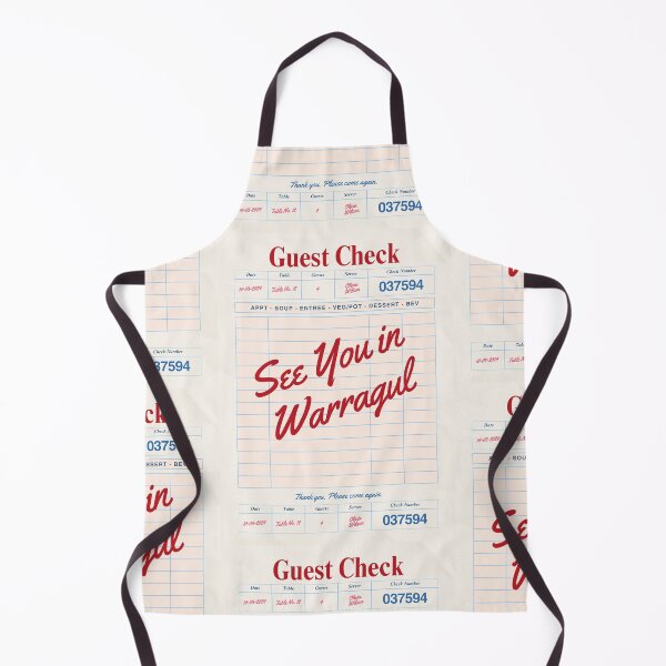 Item preview, See You in Warragul - Vintage Diner Guest Check Travel Print designed and sold by RM-Journey.