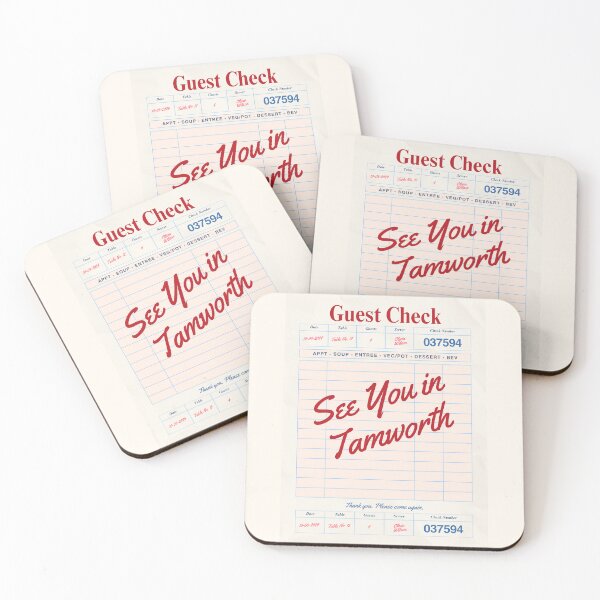 Item preview, See You in Tamworth - Vintage Diner Guest Check Travel Print designed and sold by RM-Journey.