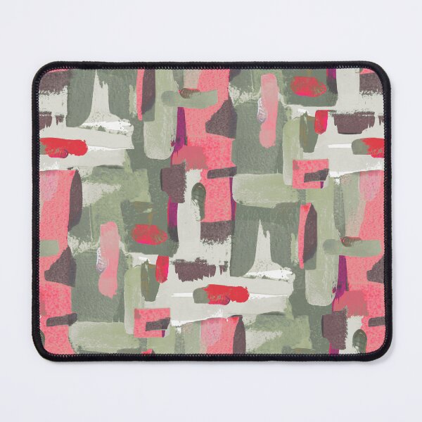 Item preview, Copy of Abstract brushstrokes pattern orange yellow green designed and sold by Alessandro Remo Mazzoni Remotextiles.