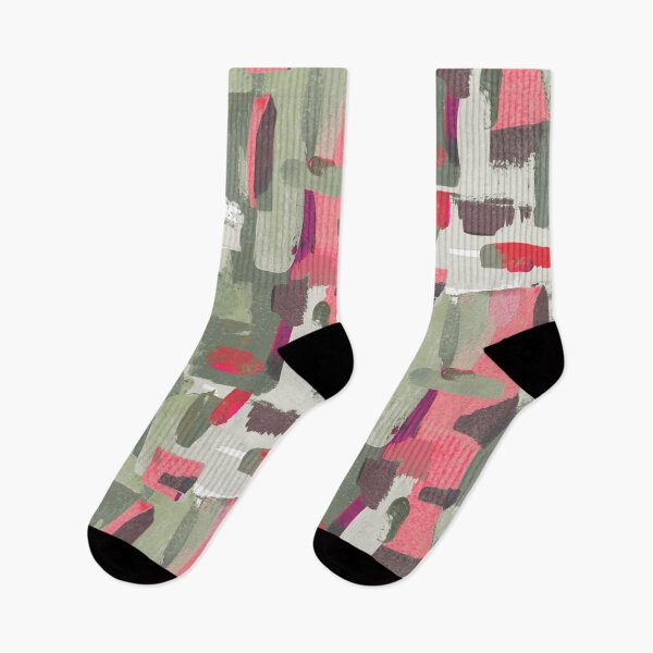 Item preview, Copy of Abstract brushstrokes pattern orange yellow green designed and sold by Alessandro Remo Mazzoni Remotextiles.