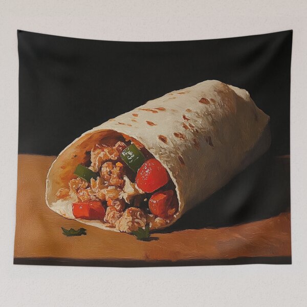 Item preview, Burrito | Post-impressionist painting style designed and sold by ComicsFactory.