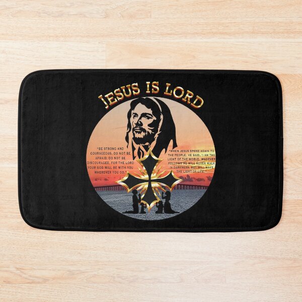 Item preview, Jesus Is Lord | Golden Cross Sunset Bridge Art | Christian Inspirational Design designed and sold by Brian Gollob Creative Art.