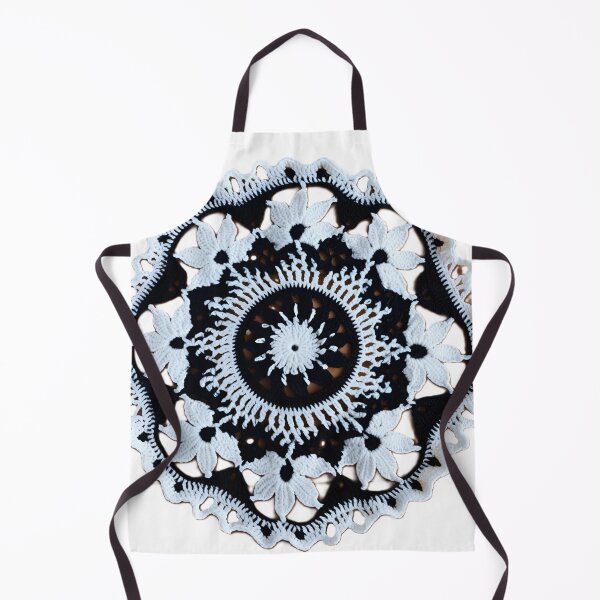 Item preview, Black & White Crochet Mandal Photography designed and sold by Atarac.