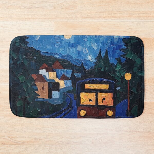 Item preview, Bus | Post-impressionist painting style designed and sold by ComicsFactory.