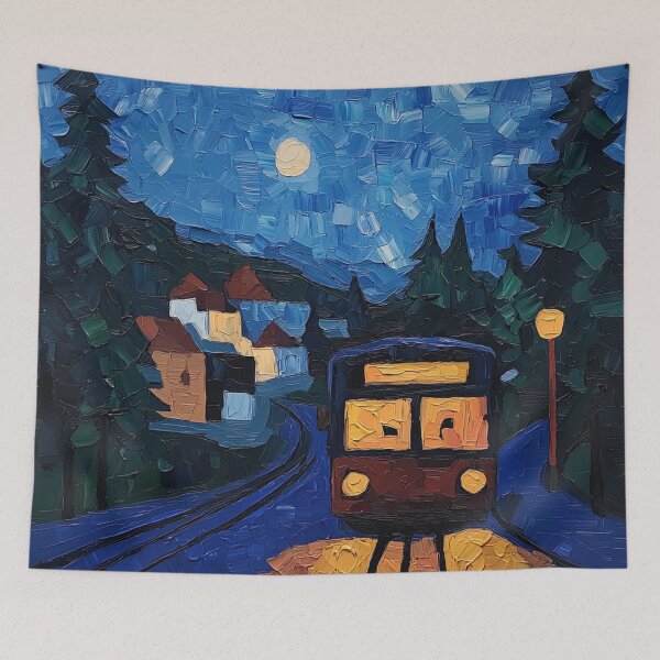 Item preview, Bus | Post-impressionist painting style designed and sold by ComicsFactory.