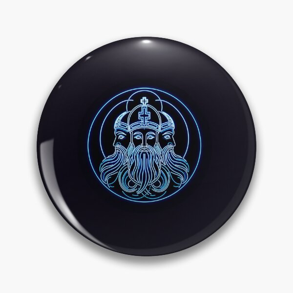 Item preview, Futuristic Triglav (three-headed god) designed and sold by  ViralVisionsCreating .