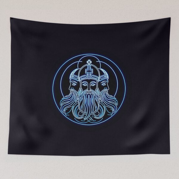 Item preview, Futuristic Triglav (three-headed god) designed and sold by  ViralVisionsCreating .