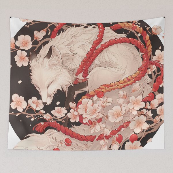 Item preview, Sleeping White Fox designed and sold by CalyCollab.