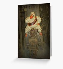 Vintage Michelin Man Greeting Card
