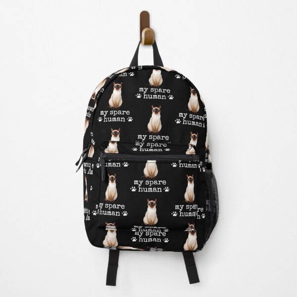 Item preview, Funny Siamese Cat – "My Spare Human" Design for Cat Lovers designed and sold by Fredster1966.