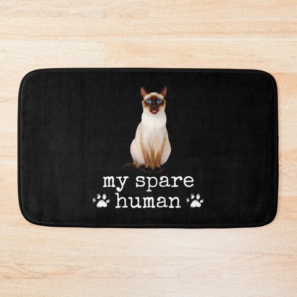 Item preview, Funny Siamese Cat – "My Spare Human" Design for Cat Lovers designed and sold by Fredster1966.