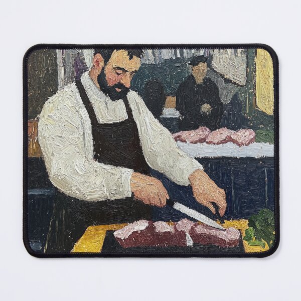 Item preview, Butcher | Post-impressionist painting style designed and sold by ComicsFactory.