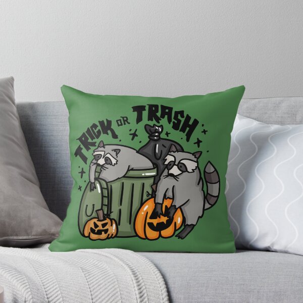 Item preview, Trick Or Trash Raccoon High-Quality Art Halloween 2024 Trash Panda Pumpkins Diving Chunky Cute Spook designed and sold by familiarsadie.