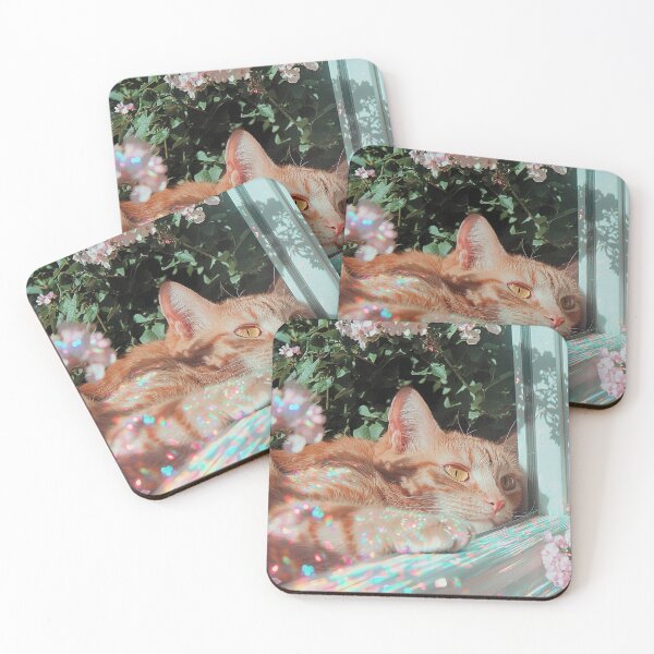 Item preview, Golden Hour Cat | Sunlit Serenity designed and sold by Cyber Garden Studio.