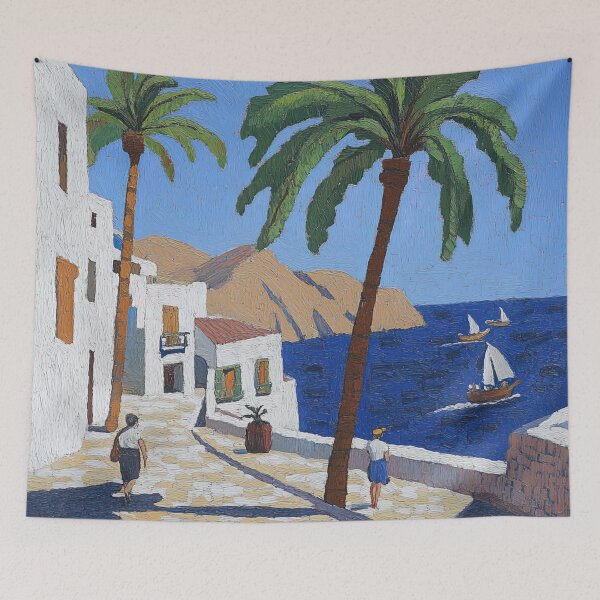 Item preview, Cabo San Lucas | Post-impressionist painting style designed and sold by ComicsFactory.