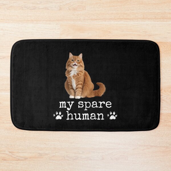 Item preview, Funny Ginger Persian Cat – "My Spare Human" Design for Cat Lovers designed and sold by Fredster1966.
