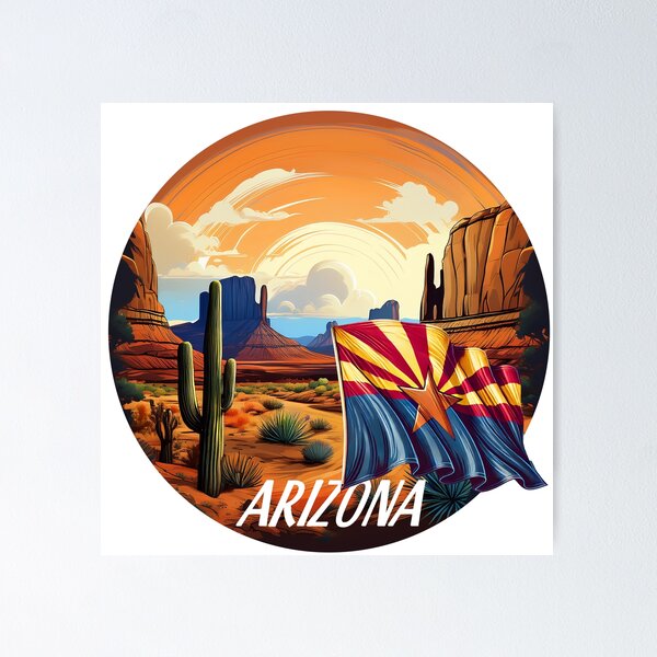 Item preview, Arizona State Flag designed and sold by TShirt Witt.