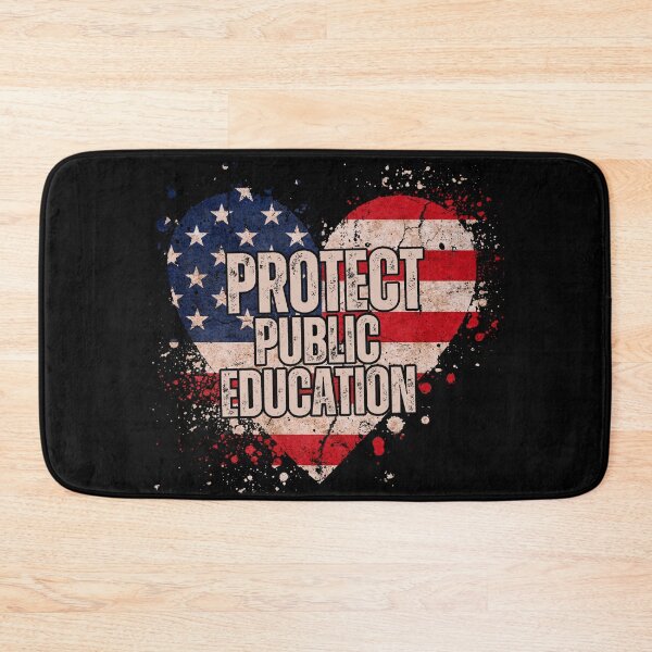 Item preview, Protect Public Education School Teacher Heart USA Red for Ed T-Shirt designed and sold by SunfullyYours.
