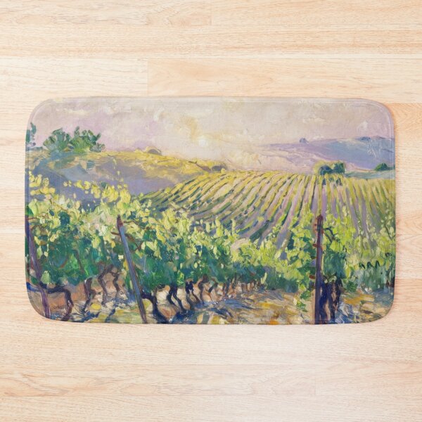 Item preview, Golden Provence Vineyards at Sunrise – Impressionist Landscape Painting designed and sold by CARRAANN.