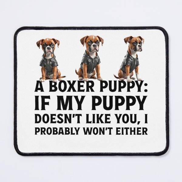Item preview, Owner of cute pet puppy Boxer dog. designed and sold by Drone-tees.