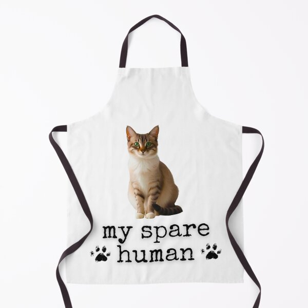 Item preview, Funny Ragamuffin Cat – "My Spare Human" Design for Cat Lovers designed and sold by Fredster1966.