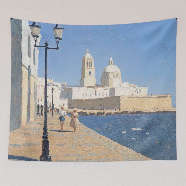 Item preview, Cadiz | Post-impressionist painting style designed and sold by ComicsFactory.