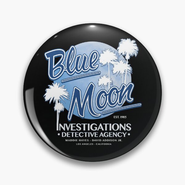Item preview, Blue Moon Investigations Detective Agency designed and sold by Candywrap Studio.