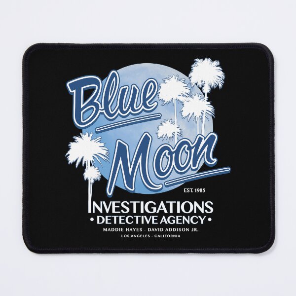 Item preview, Blue Moon Investigations Detective Agency designed and sold by Candywrap Studio.