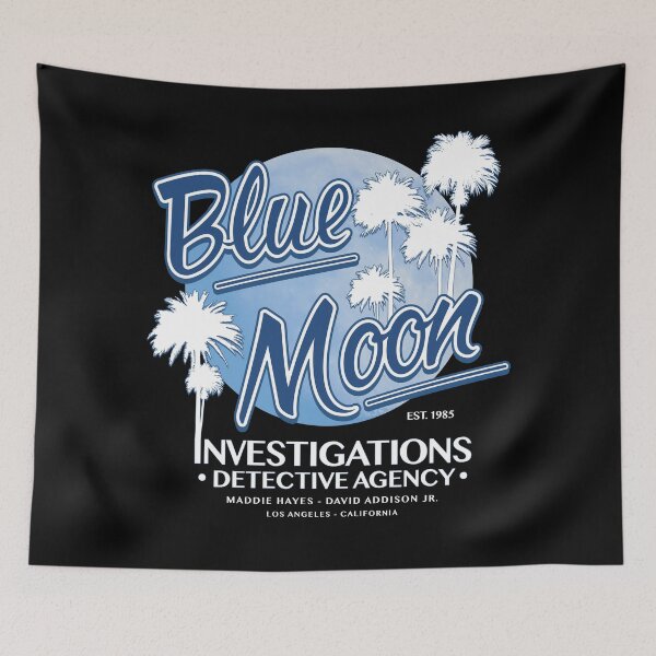 Item preview, Blue Moon Investigations Detective Agency designed and sold by Candywrap Studio.