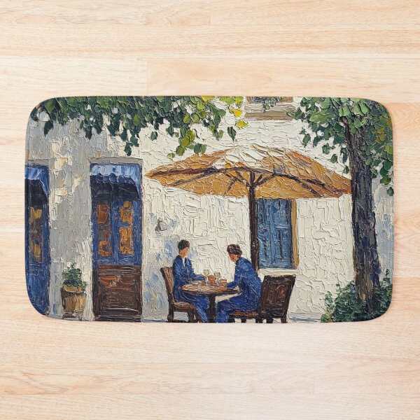 Item preview, Cafe | Post-impressionist painting style designed and sold by ComicsFactory.